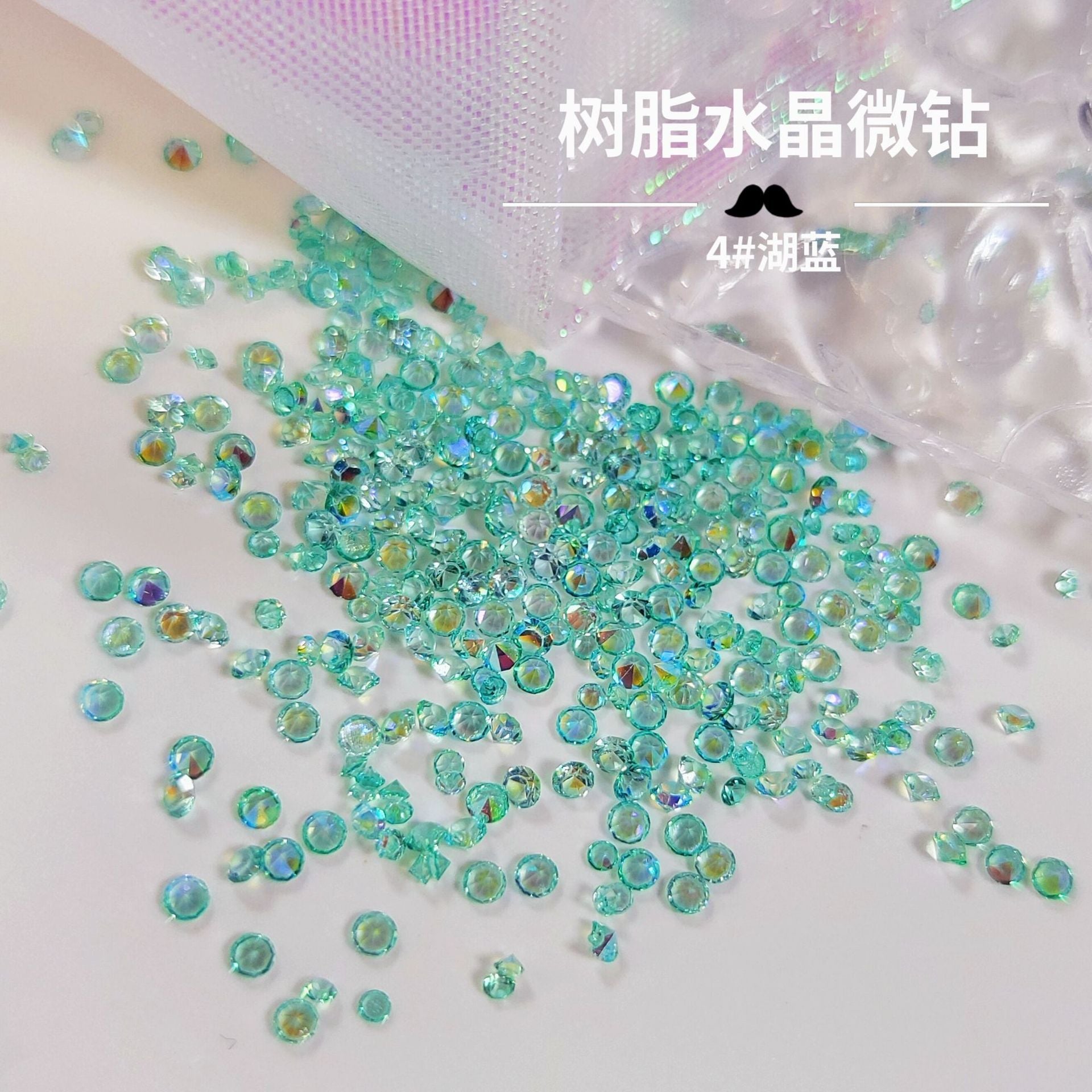 Wholesale Resin Small Diamond Crystal Multi-color Boxed
