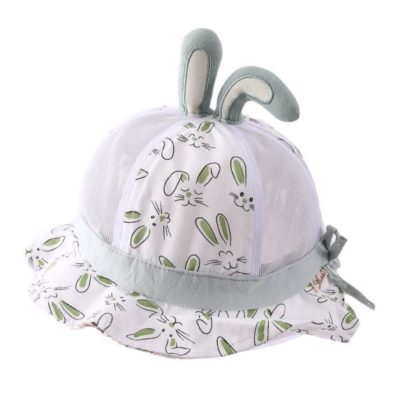 Cartoon de algodón al por mayor Lindo gorro de pescador de conejo