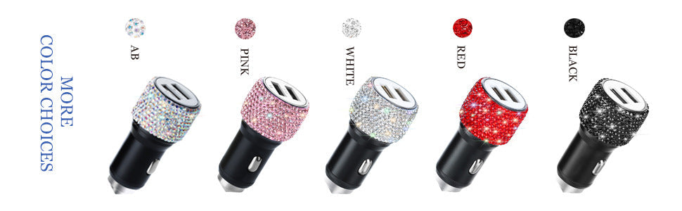 Venta al por mayor Cargador de aleación de aluminio de carga rápida Dual Usb