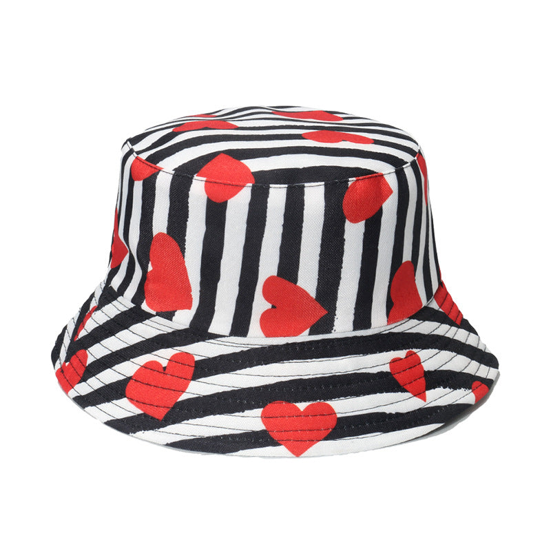 Wholesale Polyester Heart Bucket Hat