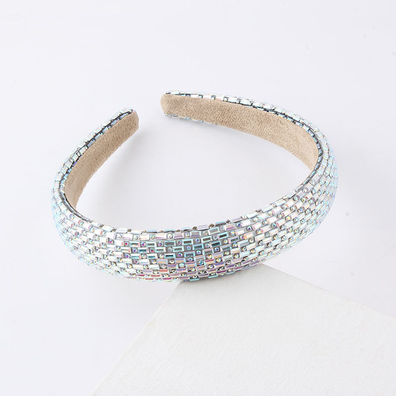 Wholesale Glass Diamond Colorful Headband