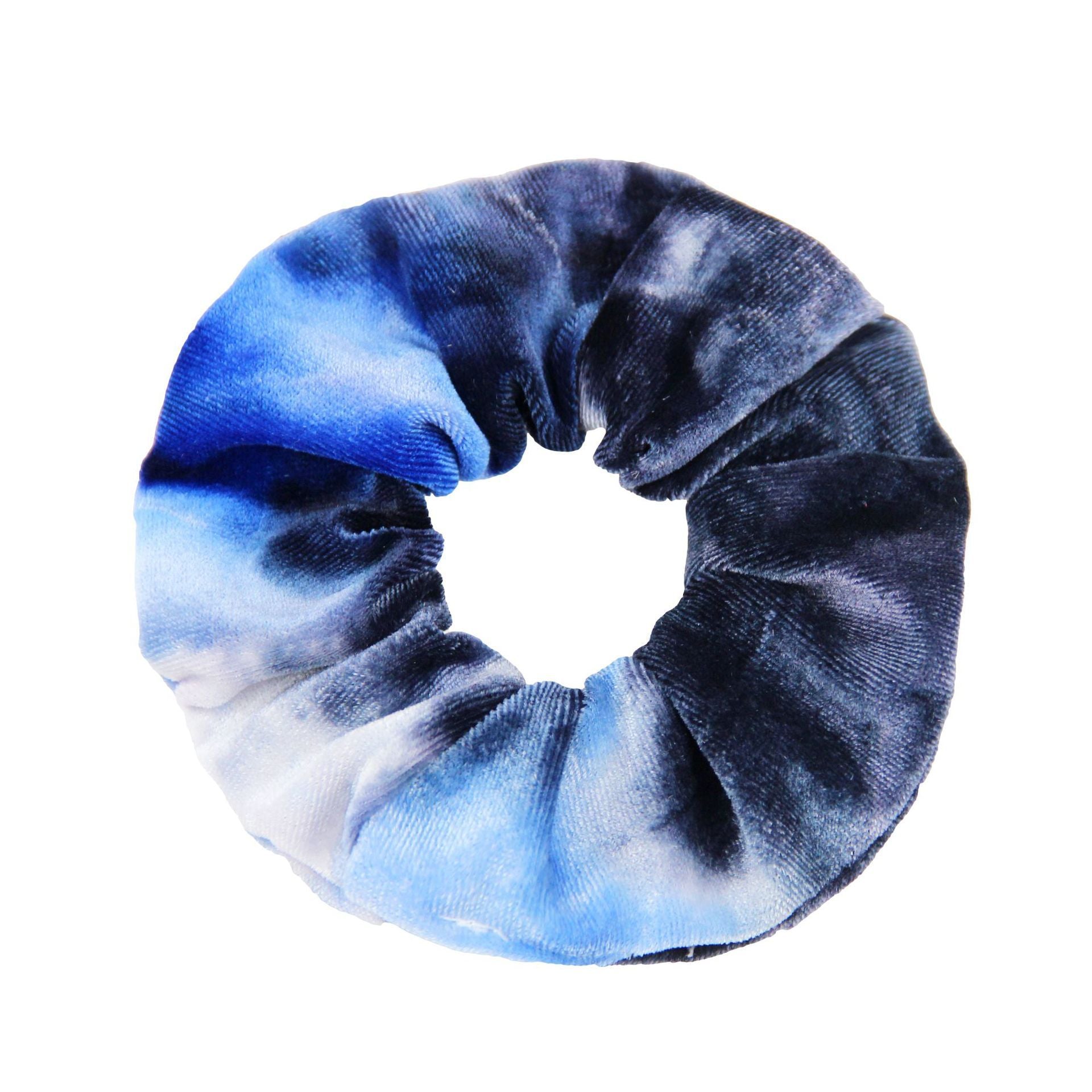 Wholesale Tie Dye Colored Velvet Hair Scrunchies