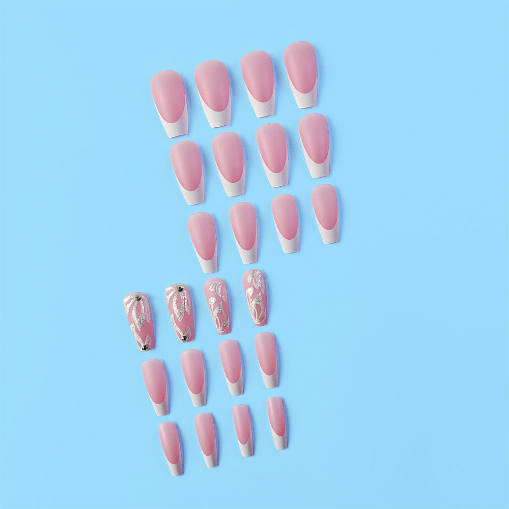 Parche De Uñas De Pétalo De Brillo Francés al por mayor