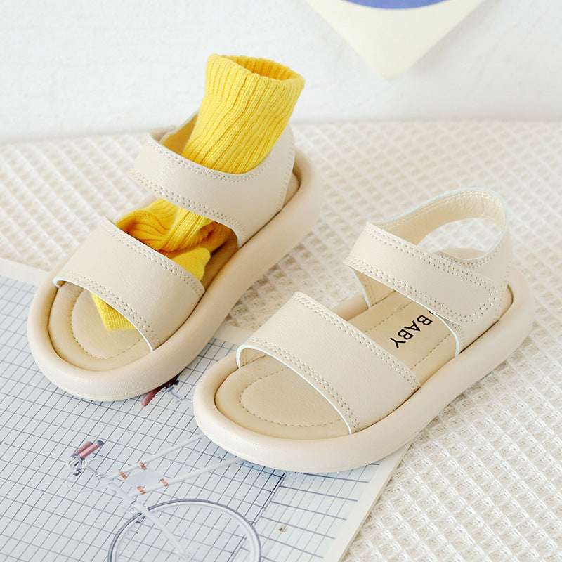 Wholesale Kids Soft Sandals Synthetic Leather Baby Supplies