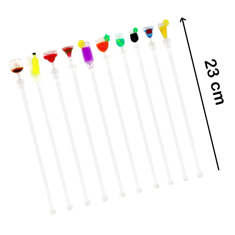 Wholesale 10pcs/pack of wine glass cocktail acrylic bar shaker