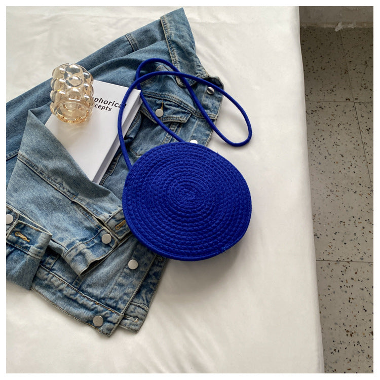 Wholesale Straw Woven Hat Shape Shoulder Bag