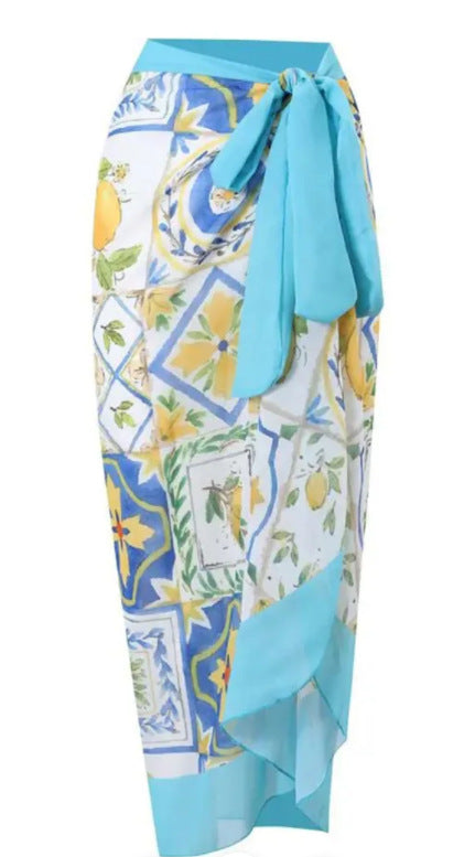 Wholesale Solid Color Ruffles One Piece Polyester Swimwear