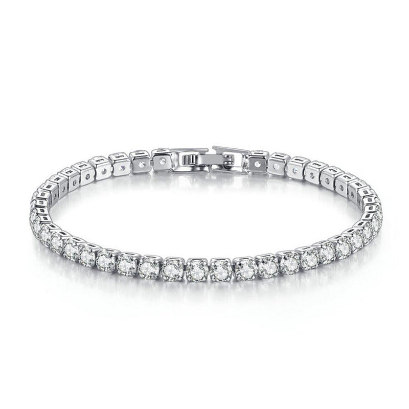 Wholesale Multi Row Full Diamond Zircon Bracelet