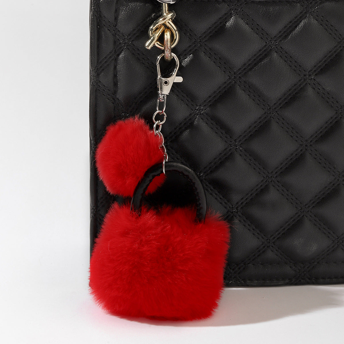 Wholesale Plush Mini Pouch Keychain
