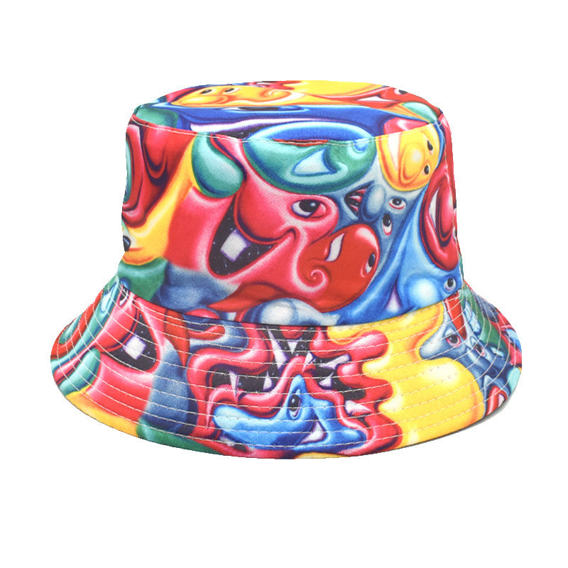 Wholesale Polyester Colorful Pineapple Printed Bucket Hat
