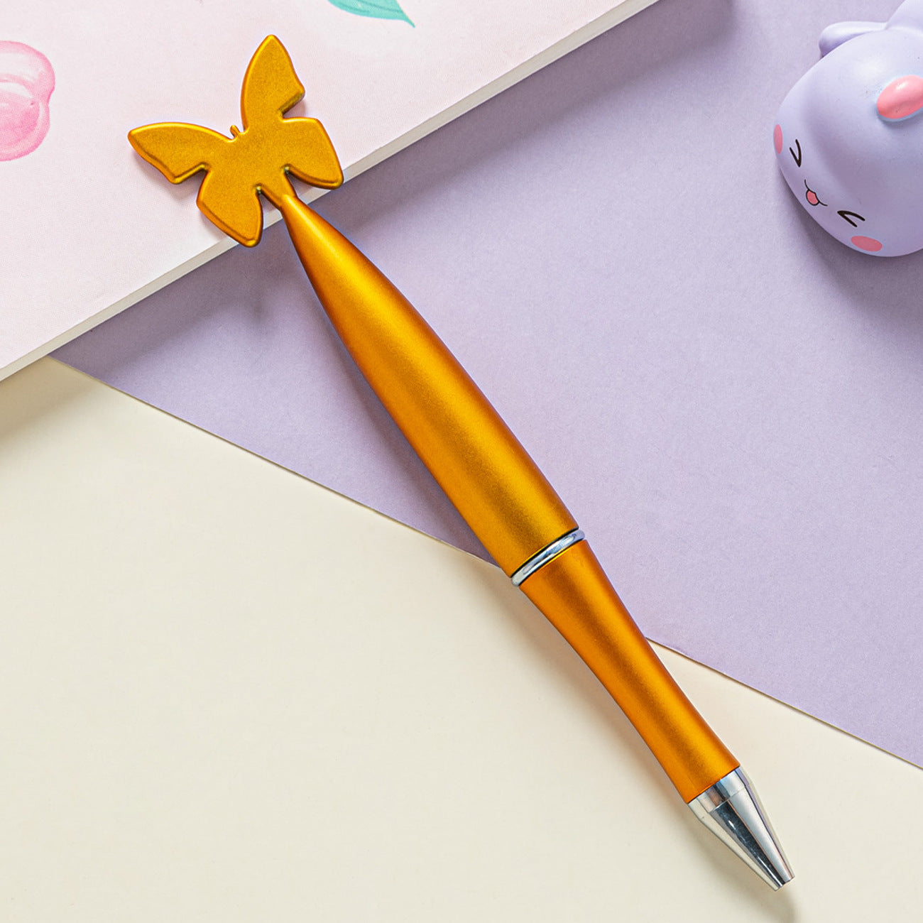 Venta al por mayor Bolígrafo De Plástico Giratorio De Mariposa