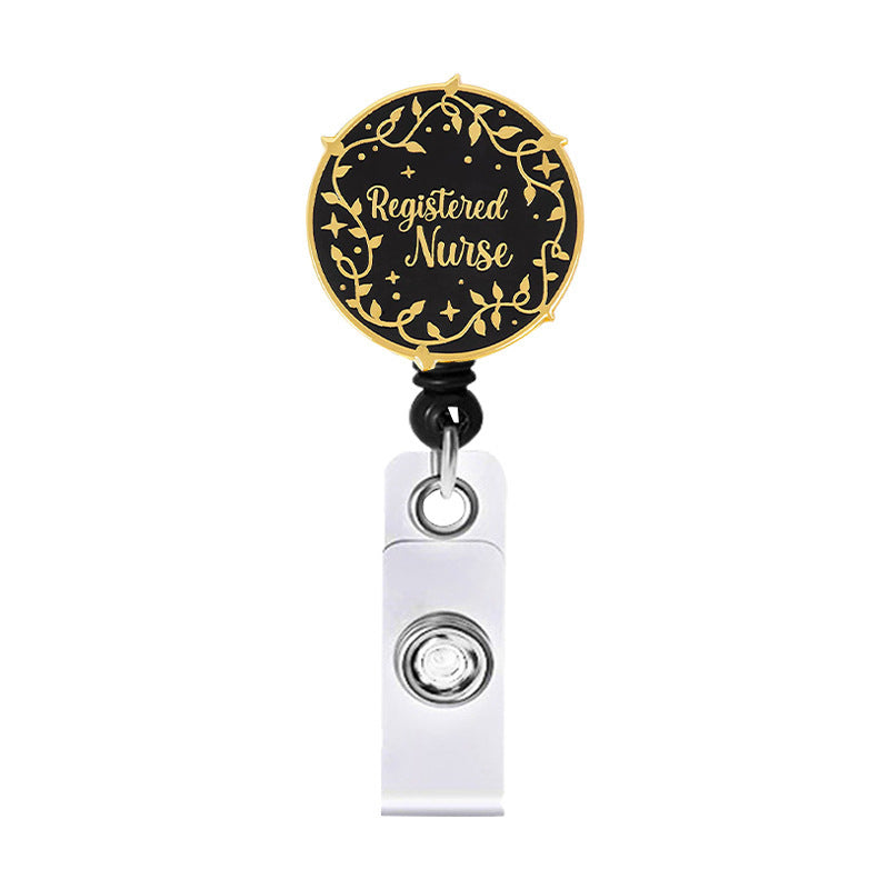 Wholesale Badge Reels Teacher Nurses Day Gift Acrylic Retractable Keychains