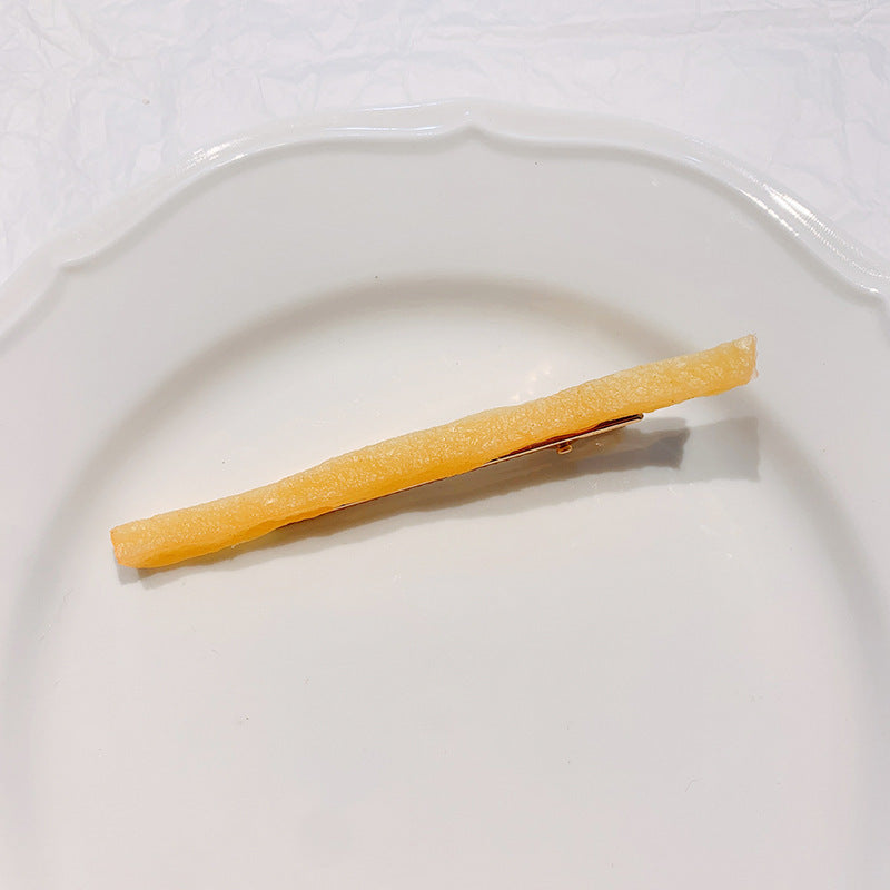 Wholesale Acrylic Imitation Food Play Funny Fried Chicken Leg Hairpin