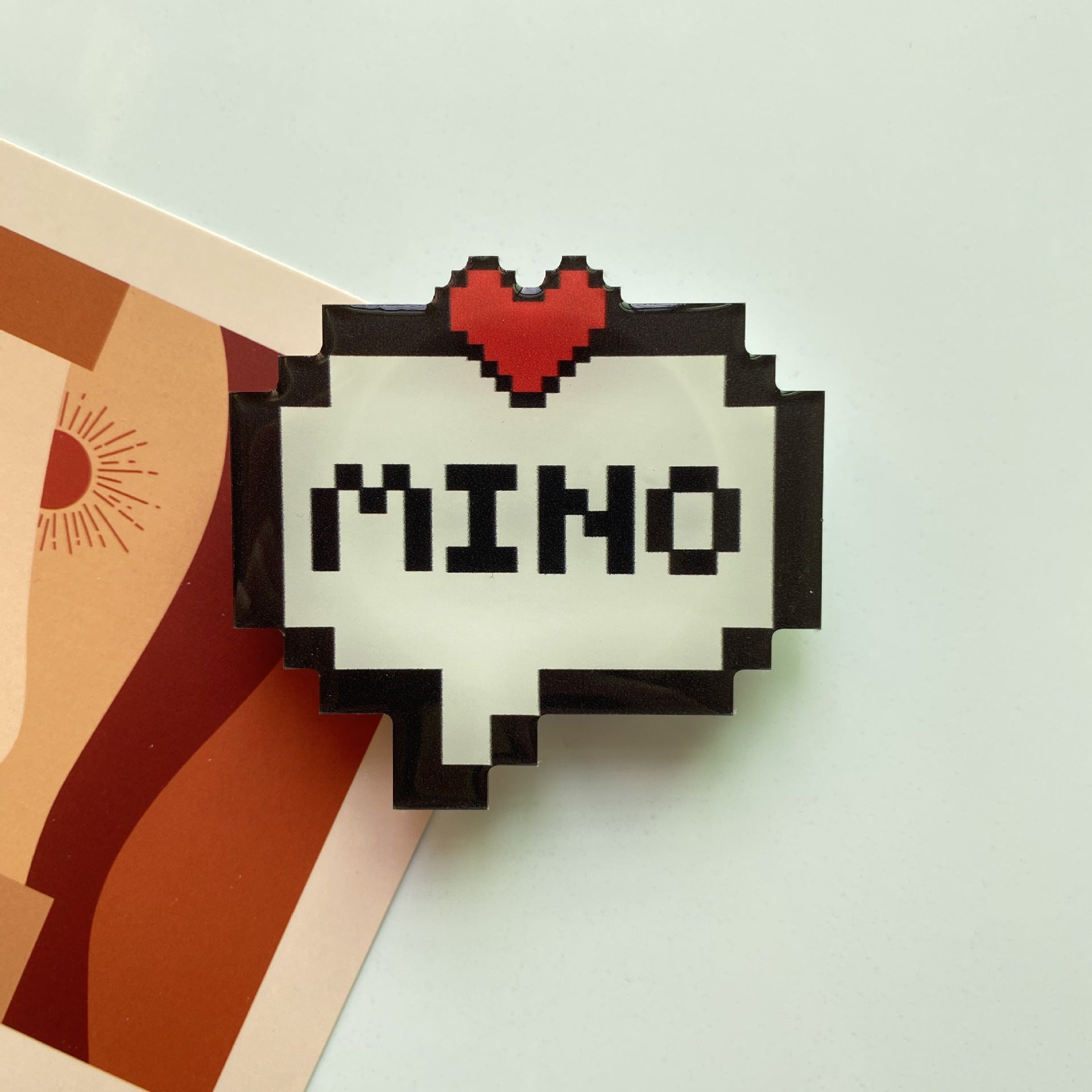 Tenedor retráctil de la hebilla del teléfono de la historieta de acrílico al por mayor