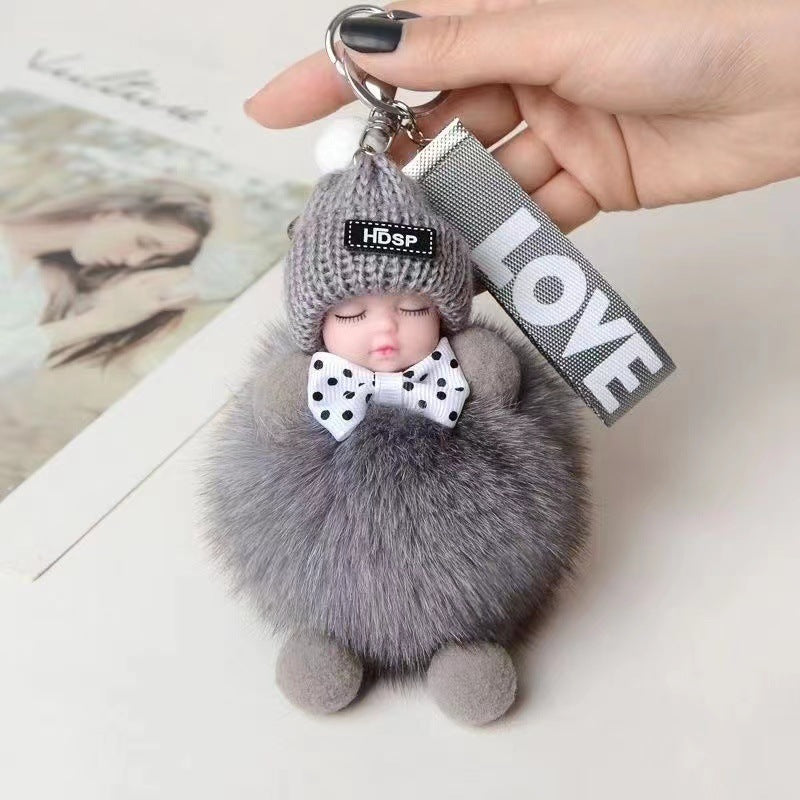 Wholesale Imitation Mink Plush Bunny Keychain