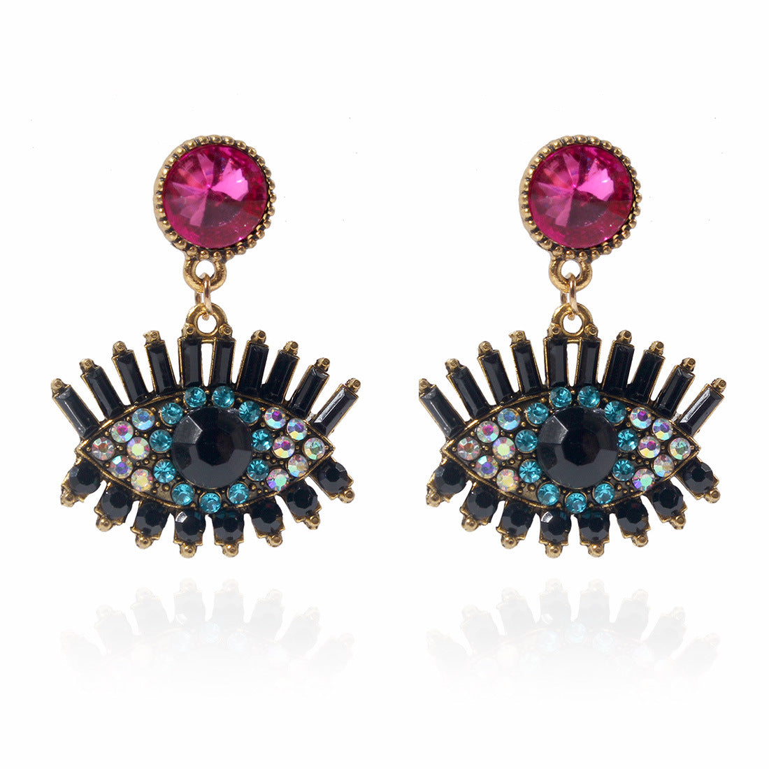 Pendientes De Aleación De Ojo De Diablo al por mayor