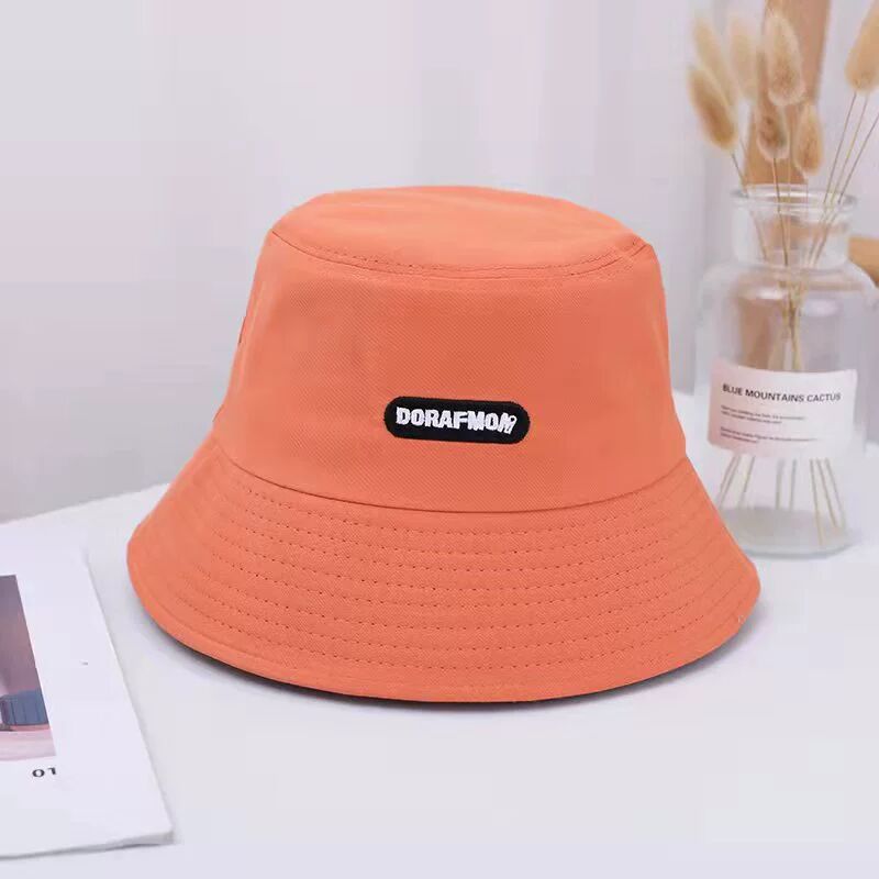 Wholesale Cotton Embroidered Letters Bucket Hat