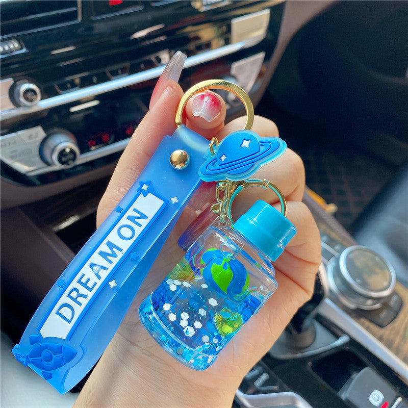 Luminoso acrílico al por mayor en aceite Earth Botella de botella flotante