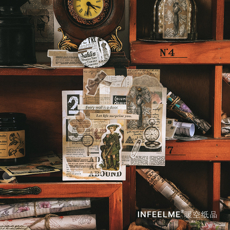 Etiquetas engomadas decorativas del diario de papel al por mayor