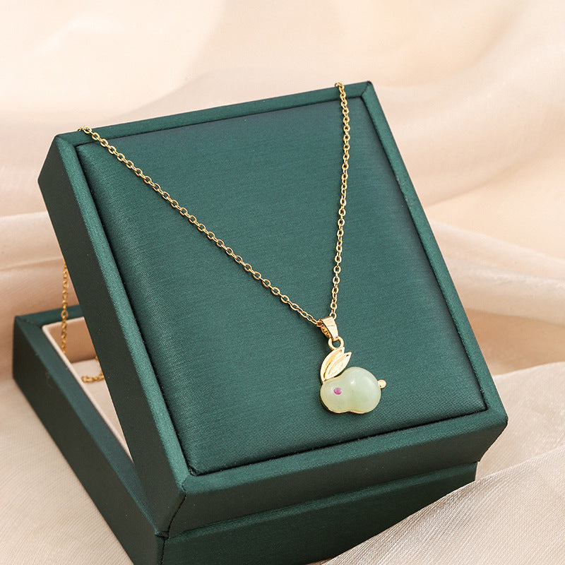 Wholesale Titanium Steel Fast Color White Necklaces