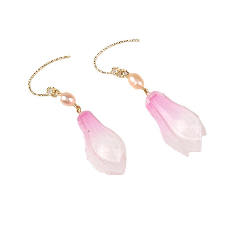 Wholesale Magnolia flower heat shrink sheet jewelry accessory beads