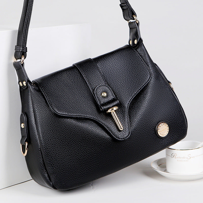 Wholesale PU Shoulder Messenger Bag Soft Leather Women Bag