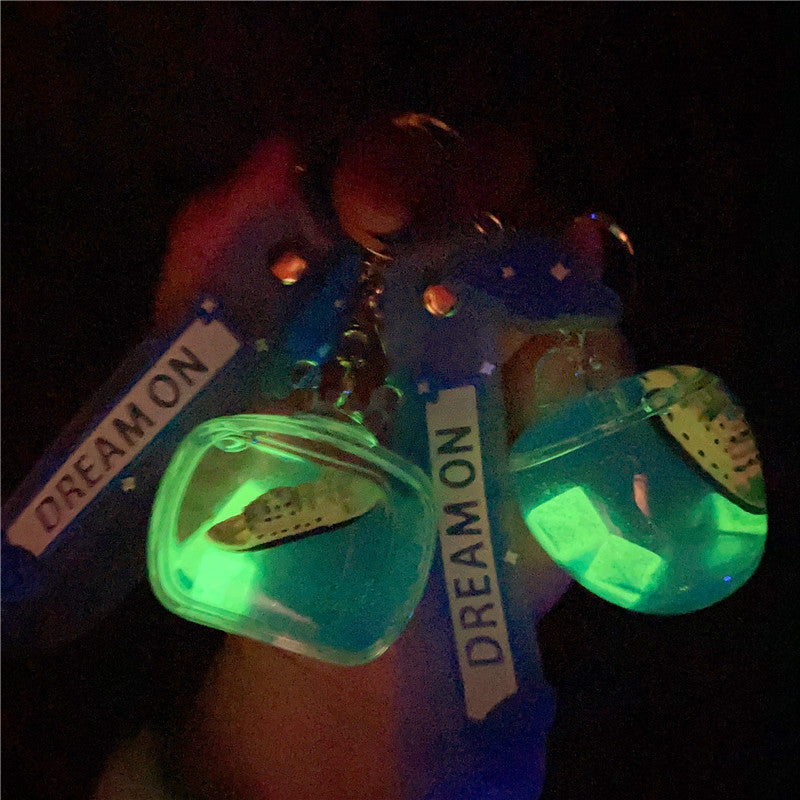 Llavero de botella flotante de crucero acrílico acrílico al por mayor