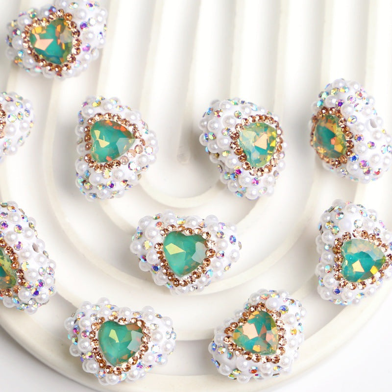 Wholesale Diamond, Pearl, Ceramic Clay, Love Beads