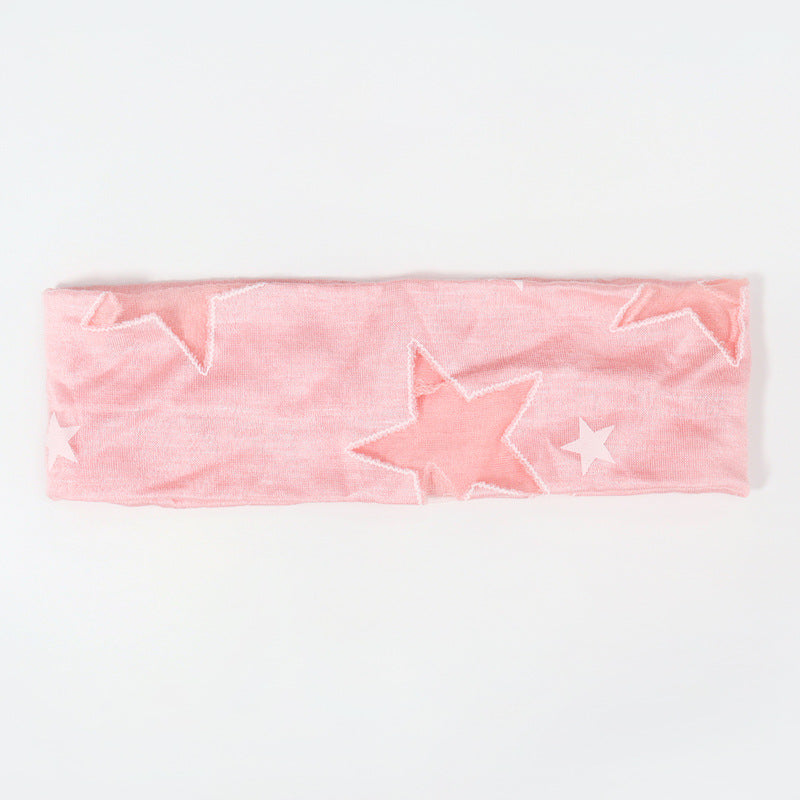 Wholesale Cartoon Headband Printed Hollow Fabric Headband