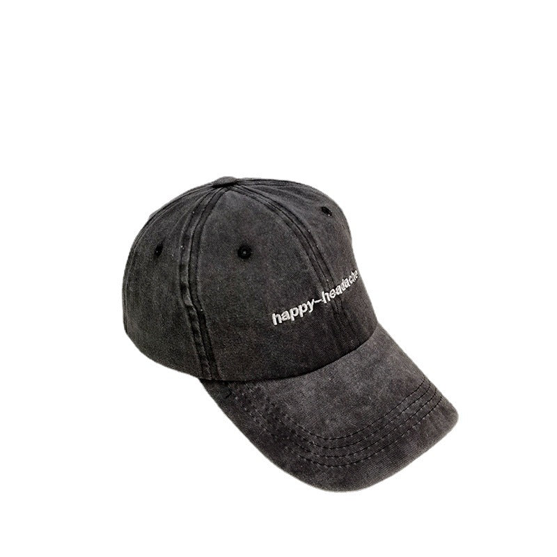 Wholesale Washed Cotton Letter Embroidery Caps