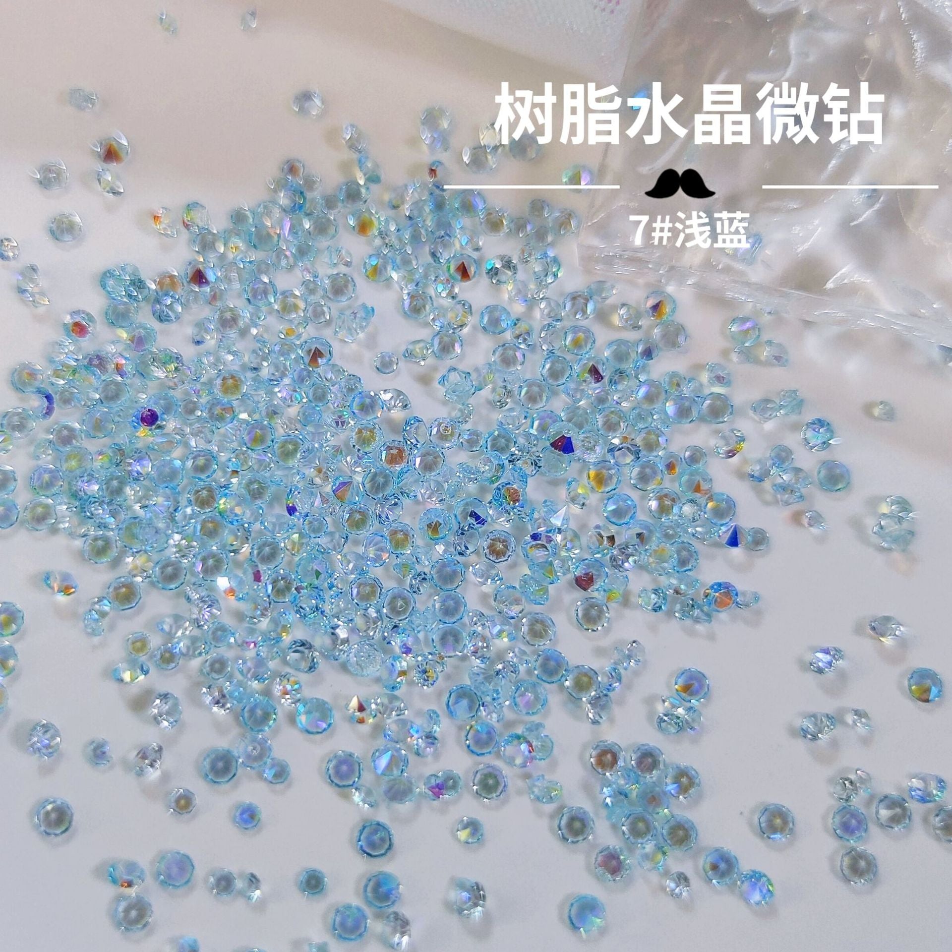Wholesale Resin Small Diamond Crystal Multi-color Boxed