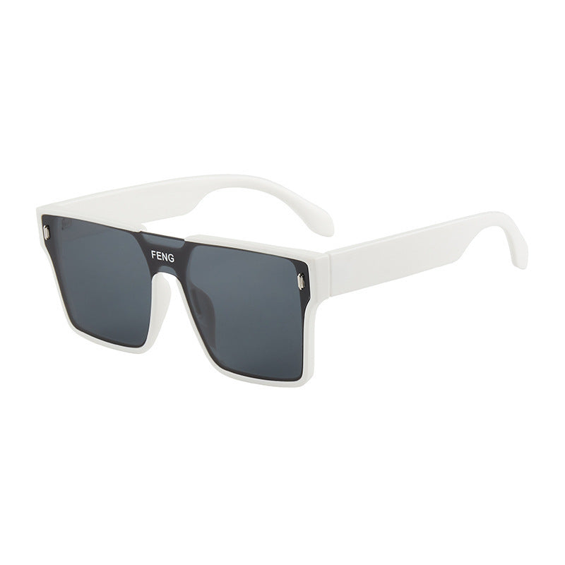 Wholesale PC Large Frame UV Resistant Integrated Sunglasses