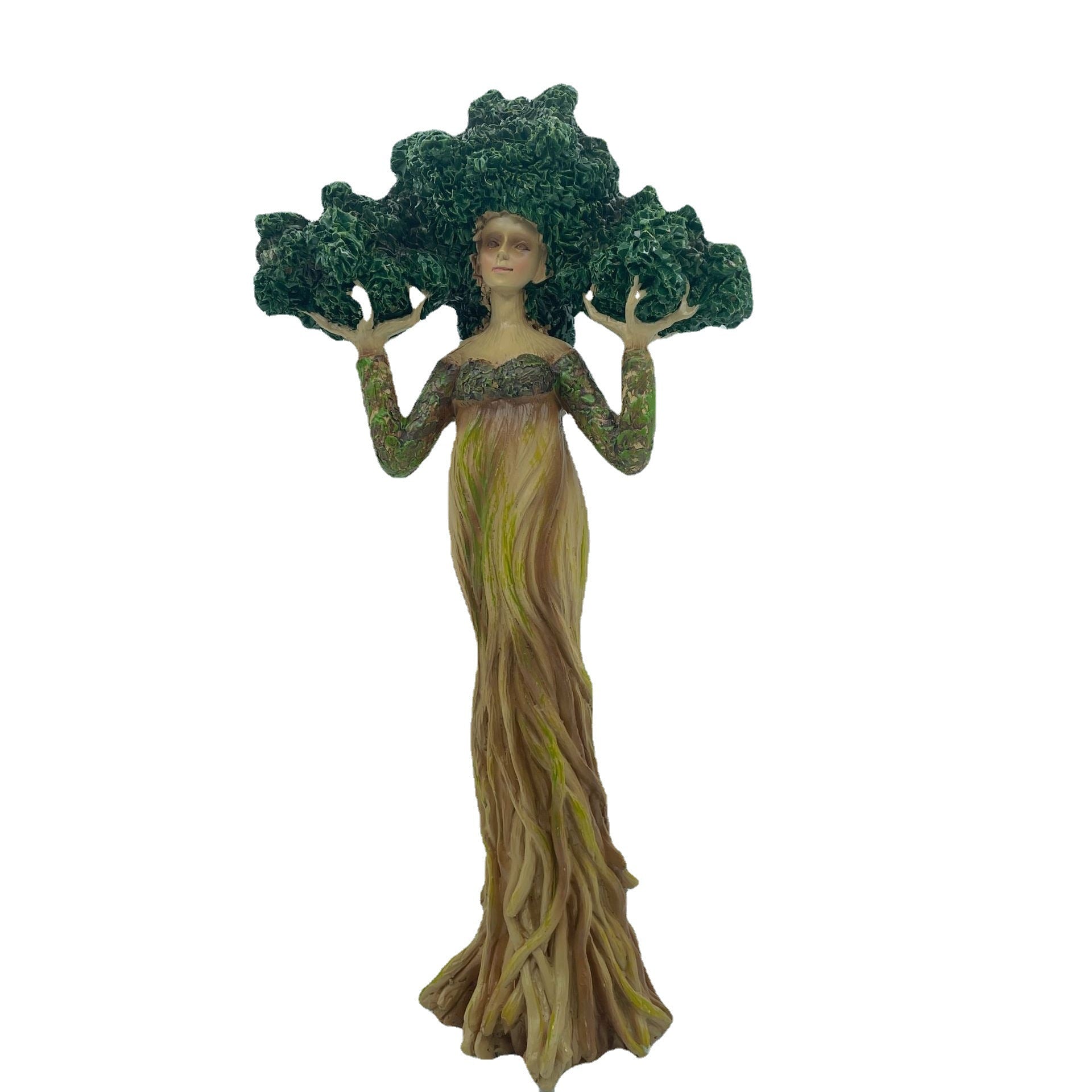 Wholesale Mother Earth Tree God Statue Resin Craft Ornament