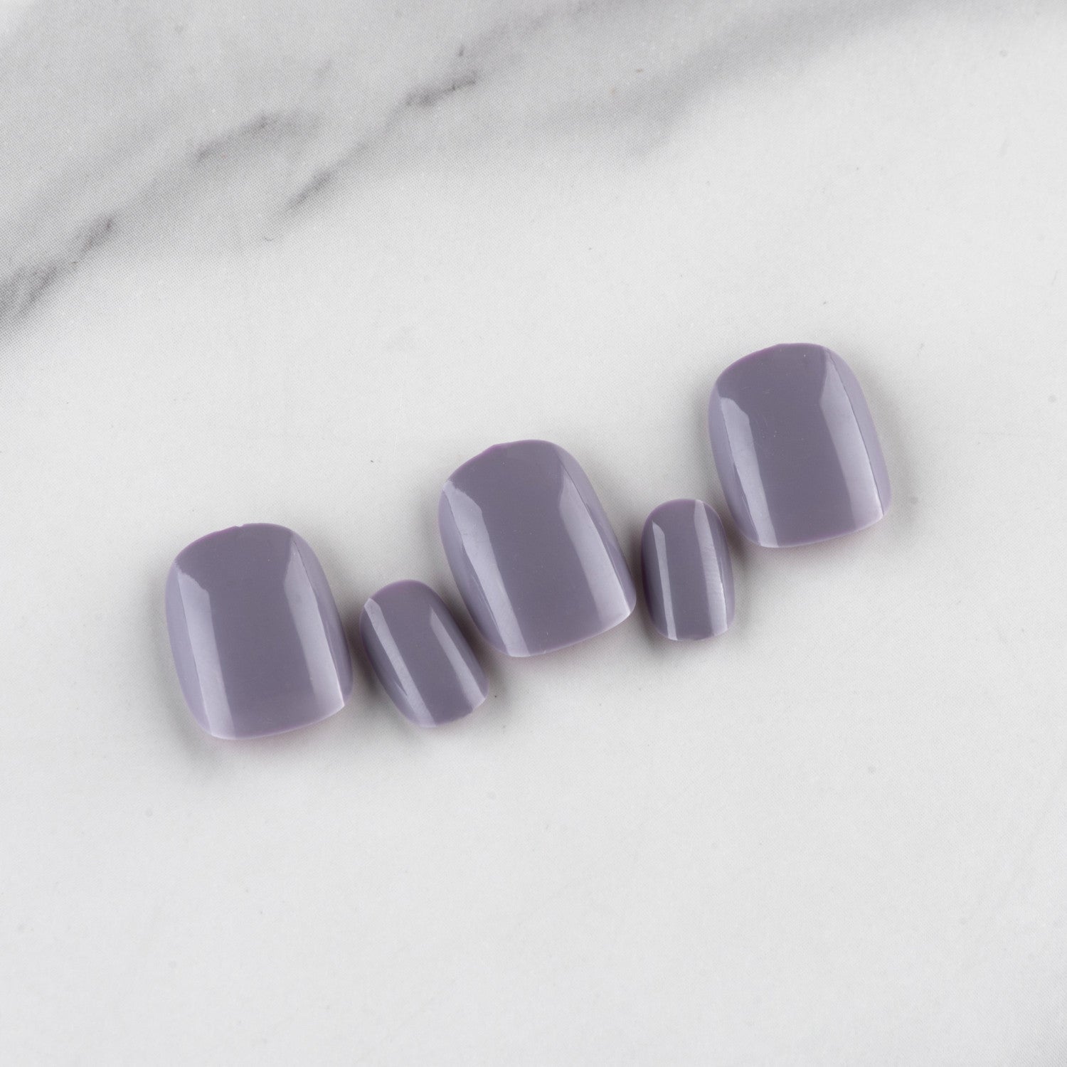 Wholesale Short Glossy Plastic Nail Stickers