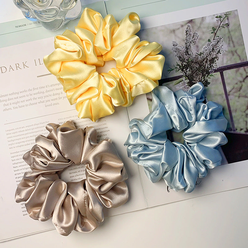 Gomas Para El Cabello Con Volantes De Terciopelo Grande Vintage al por mayor