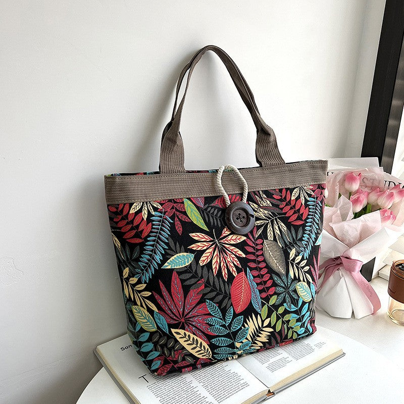Wholesale Canvas Aztec Pattern Tote Bag