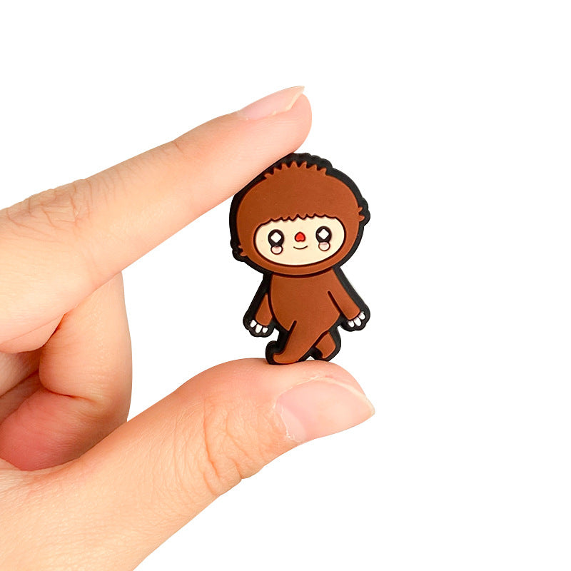 Cuentas molares de dibujos molares de silicona de 10 piezas al por mayor Diy cuentas sueltas