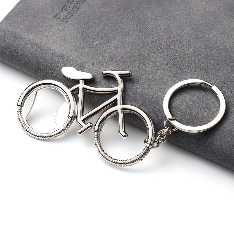 Wholesale Bicycle Bottle Opener Metal Keychains