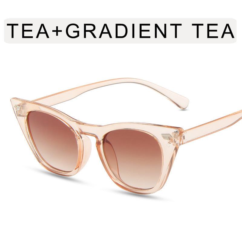 Wholesale Cat Eye Rice Nail PC Sunglasses