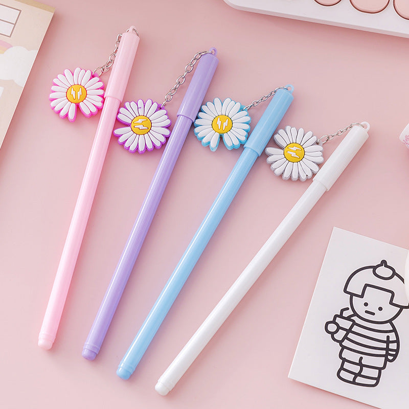 Wholesale Plastic Small Flower Pendant Ballpoint Pen