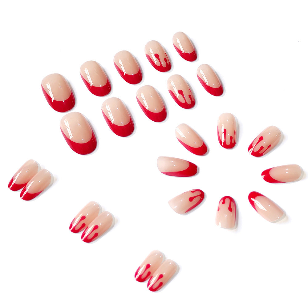 Wholesale Red French Manicure Chips