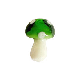 Wholesale 500PCS Colorful Glass Mushroom Beads 10mm*13mm