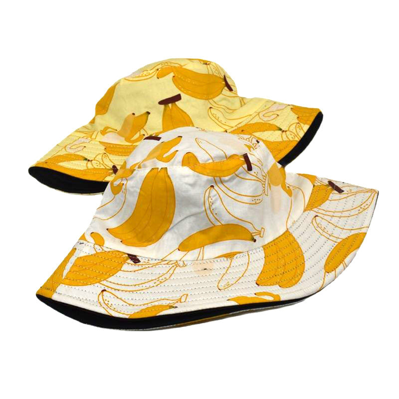 Wholesale Polyester New Banana Printing Fisherman Hat
