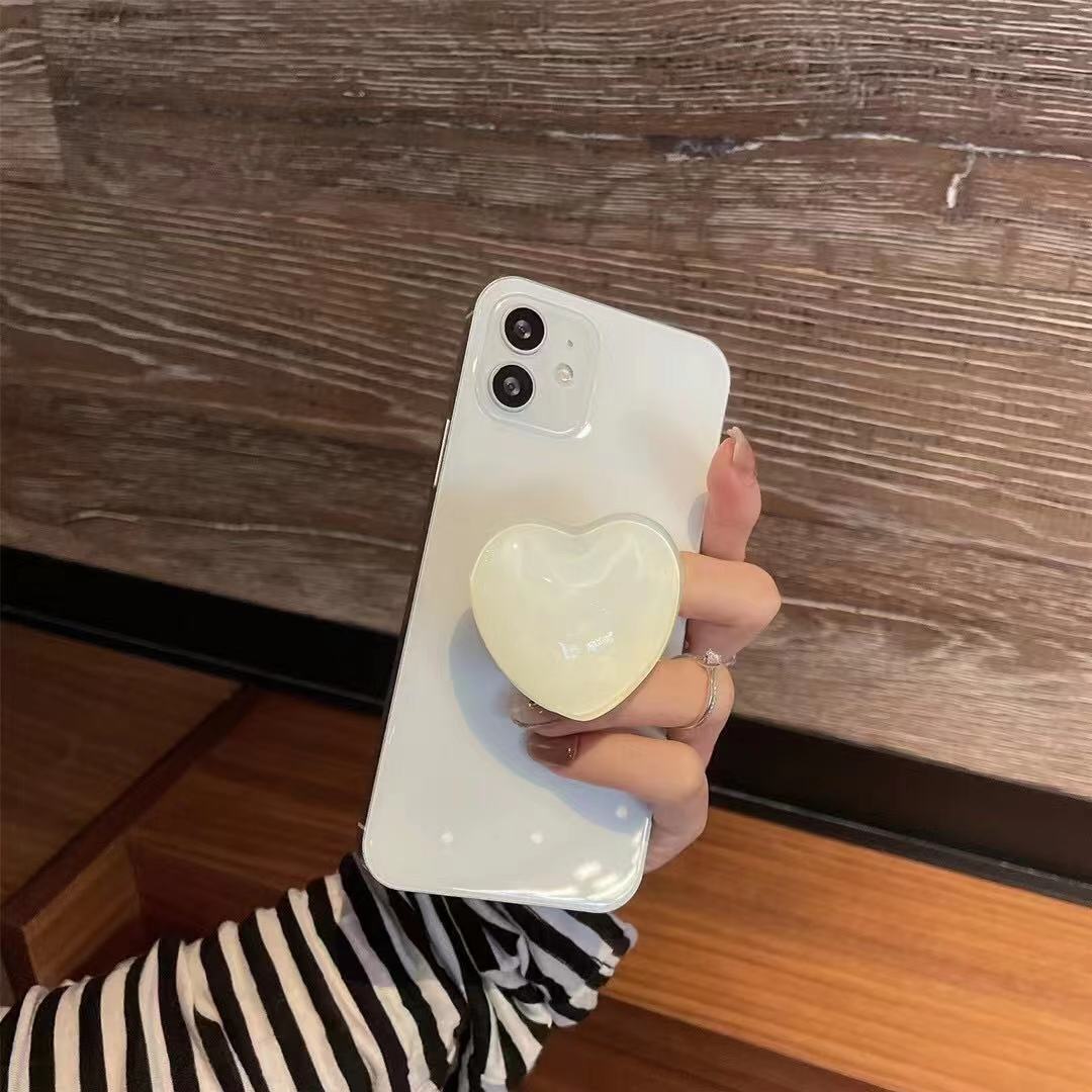 Wholesale Solid Color Love Phone Airbag Holder