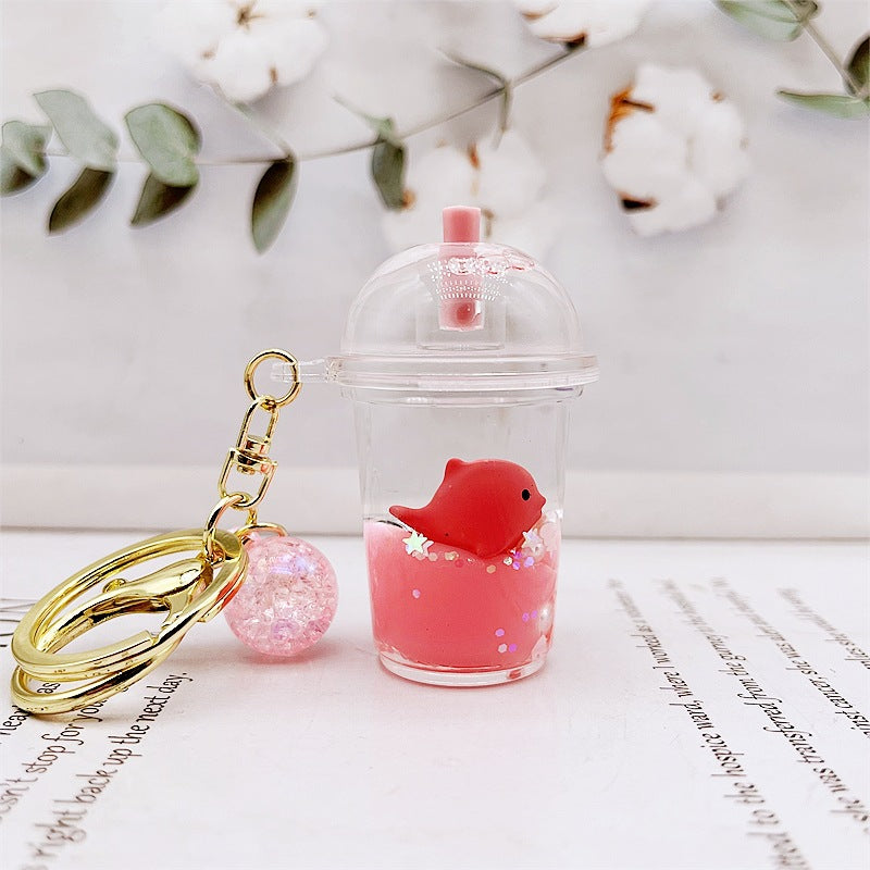 Wholesale Acrylic Sea Animal Floating Creative Keychain