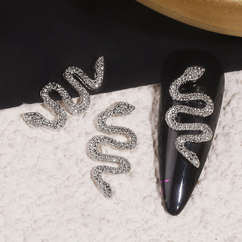 Paquete 10 de la decoración del clavo de Diy del diamante del metal retro de la serpiente de la aleación al por mayor