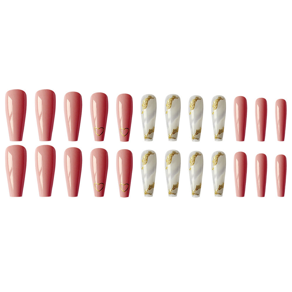 Wholesale Love Gilt Plastic Manicure Chip