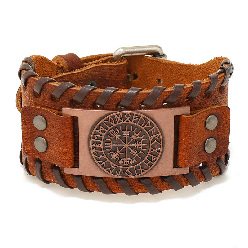 Wholesale Pirate Vintage Men's Leather Bracelet