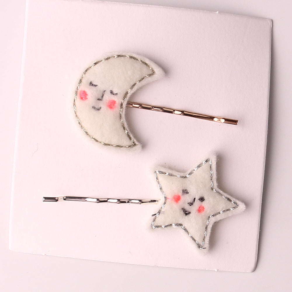 Wholesale Cartoon Cute Cloth Hair Clips