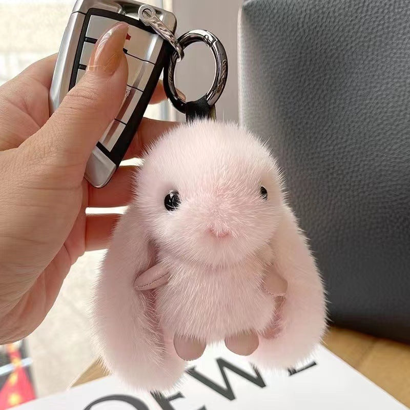 Wholesale Imitation Mink Plush Bunny Keychain